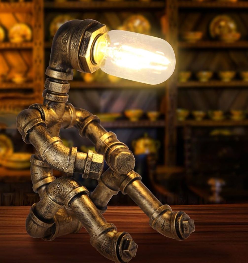 Steampunk Decor Table Lamp